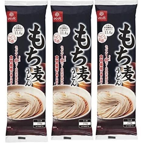 （3袋セット）はくばく もち麦うどん 270g×3袋セット（A）（代引不可・他の商品と混載不可）