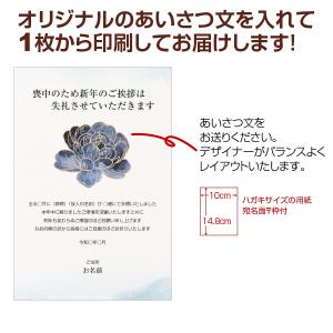 【あなたのあいさつ文を入れて1枚から印刷OK!...の詳細画像2