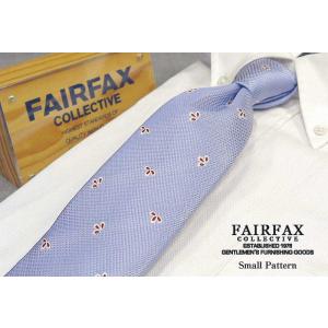 FAIRFAX（フェアファクス） ネクタイ ビジネス ブランド 花柄小紋