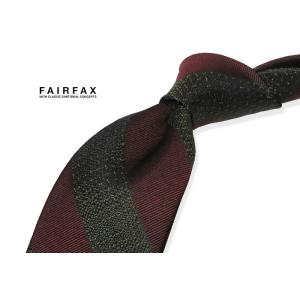 FAIRFAX（フェアファクス） ネクタイ ライトグリーンのヘリンボーン