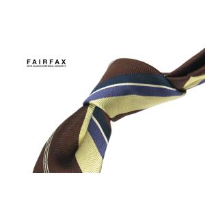 FAIRFAX（フェアファクス） ネクタイ ライトグリーンのヘリンボーン