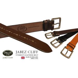 JABEZ CLIFF（ジャベツクリフ） ベルト STIRRUP LEATHER BELT 28mm幅