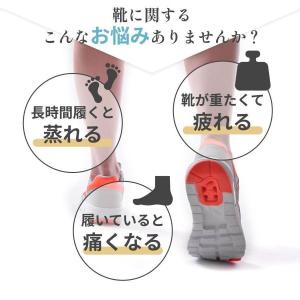 ランニングシューズ レディース スニーカー 幅...の詳細画像5