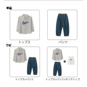 キッズ ダンス衣装 デニムパンツ 長袖 女の子...の詳細画像1