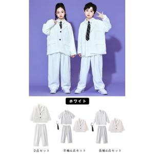 7色 キッズ ダンス衣装 スーツ ワイドパンツ...の詳細画像1