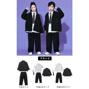 7色 キッズ ダンス衣装 スーツ ワイドパンツ...の詳細画像2