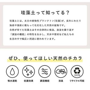珪藻土バスマット バスマット ソフト 40x6...の詳細画像2