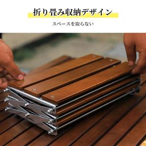 折り畳み式3段ラック キャンプ用品 フォールデ...の詳細画像4