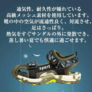 男の子 サンダル つま先ある 大きいサイズ ス...の詳細画像5