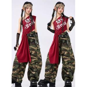 キッズ ダンス 衣装 セットアップ 女の子 ヒ...の詳細画像5
