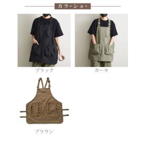エプロン 耐久性 丈夫 コンパクト 短め 撥水...の詳細画像1