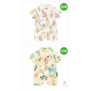 ベビー甚平ロンパース 女の子 男の子 半袖 浴...の詳細画像3