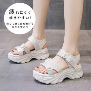 【部分即納】 厚底サンダル レディース 軽量 ...の詳細画像3