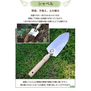 ガーデニングツール ステンレス製 園芸 スコッ...の詳細画像4