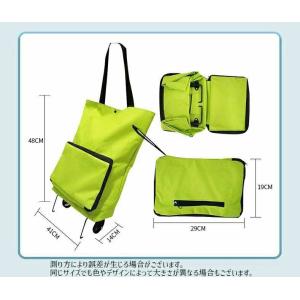 エコバッグ 折りたたみ式 キャスター付き ショ...の詳細画像4