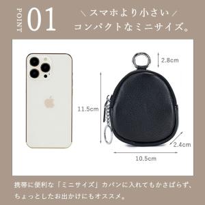 ミニポシェット 本革 牛革 レザー コインケー...の詳細画像1