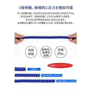 伸縮ホース 7.5〜45m 3倍に伸びる 散水...の詳細画像2