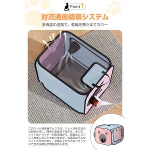 ペット乾燥箱 折りたたみ式 ドライルーム 犬 ...の詳細画像3