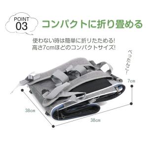 ペットキャリー 自転車カゴ 4WAY 折りたた...の詳細画像2