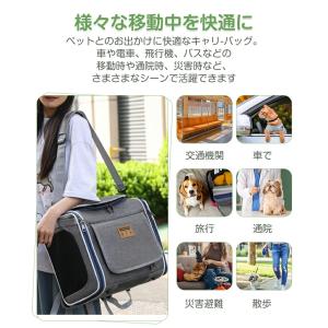 ペットキャリー 自転車カゴ 4WAY 折りたた...の詳細画像5