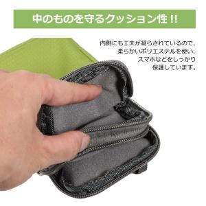ベルト掛けポーチ スマホポーチ カラビナ付き ...の詳細画像5