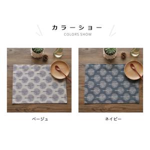 ランチョンマット 北欧 和風 厚手 ツリー柄 ...の詳細画像1