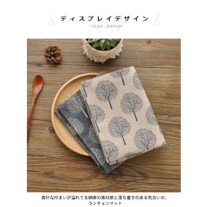 ランチョンマット 北欧 和風 厚手 ツリー柄 ...の詳細画像2