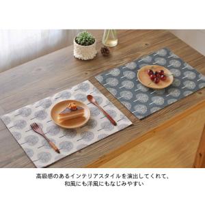 ランチョンマット 北欧 和風 厚手 ツリー柄 ...の詳細画像3