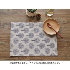 ランチョンマット 北欧 和風 厚手 ツリー柄 ...の詳細画像4