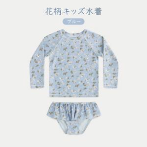 ベビー 水着 女の子 長袖 ラッシュガード 3...の詳細画像2
