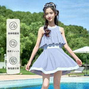 スクール水着 女の子 キッズ ワンピース パン...の詳細画像4