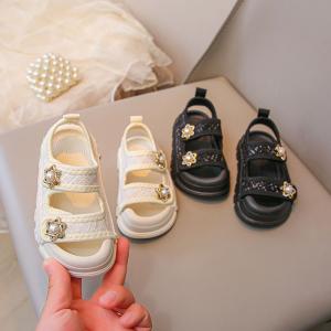 女の子 ベビー キッズ 厚底サンダル つま先保...の詳細画像2