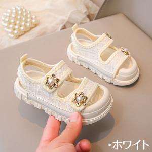 女の子 ベビー キッズ 厚底サンダル つま先保...の詳細画像4