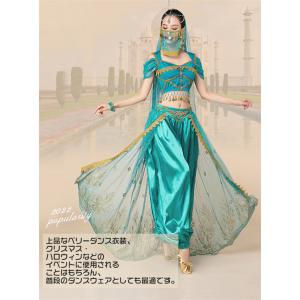 ベリーダンス 衣装 セット レディース ジャス...の詳細画像1