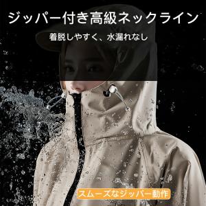 レインコート 自転車 通学 通勤 リュック 保...の詳細画像2