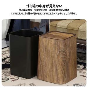 木目調 ゴミ箱 おしゃれ 分別 ダストボックス...の詳細画像2