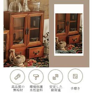 木製収納ボックス ミニチェスト アンティーク ...の詳細画像2