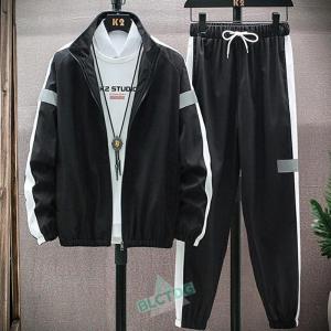 ジャージ 上下 メンズ セットアップ ジップア...の詳細画像3