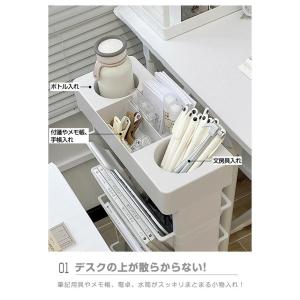 マガジンラック スリム ファイルワゴン 薄型 ...の詳細画像3