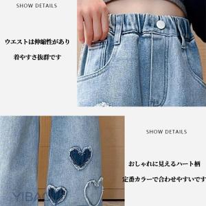 デニムパンツ ジュニア 女の子 ジーンズ 子供...の詳細画像2