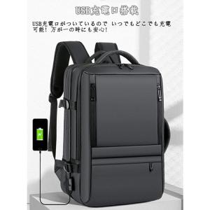 ビジネスリュック 多機能リュックサック USB...の詳細画像2
