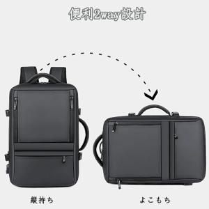 ビジネスリュック 多機能リュックサック USB...の詳細画像5