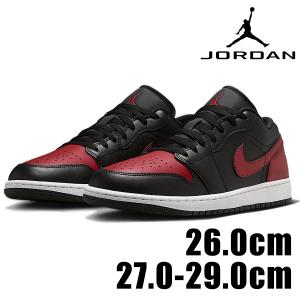 NIKE AIR JORDAN 1 LOW 553558 067 ブラック 黒 レッド 赤 ナイキ エア ジョーダン ロウ シューズ｜metaballer