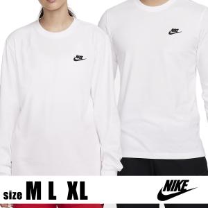 NIKE CLUB AR5194 100 ホワイト 白 メンズ ナイキ クラブ ロングスリーブ Tシャツ 長袖｜メタボーラー