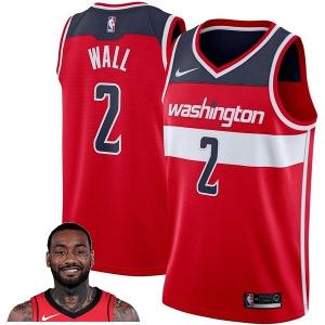 NBA #2 NIKE ジョン・ウォール ワシントン・ウィザーズ ジャージ レプリカ ユニフォーム ナイキ CD0060 657｜metaballer