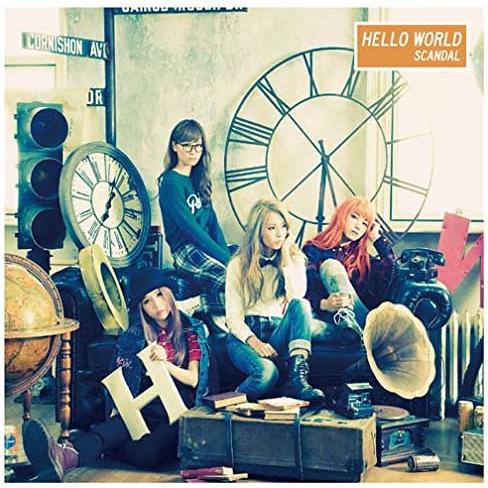 【中古】HELLO WORLD(初回生産限定盤)(DVD付)  /  SCANDAL（帯無し）