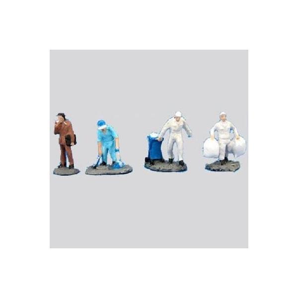 MLH-19 清掃員&amp;喫煙者セット 【1/144マイクロギャラリージオラマ】