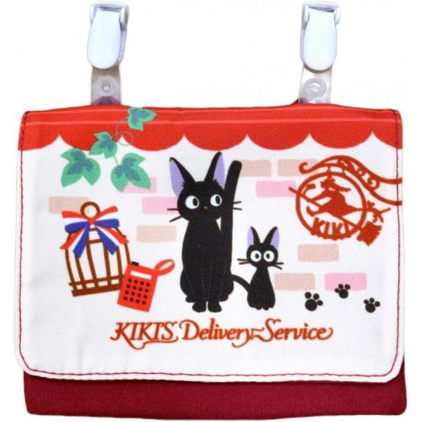 丸眞 ポケットポーチ ジブリ 魔女の宅急便 ジジ H11×W14.5×D3cm ジジと赤い屋根 10...