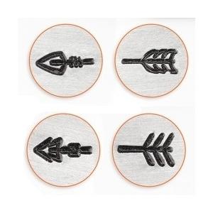彫金刻印 Arrow Stamp Pack＊矢のデザイン4本セット＊ネイティブ