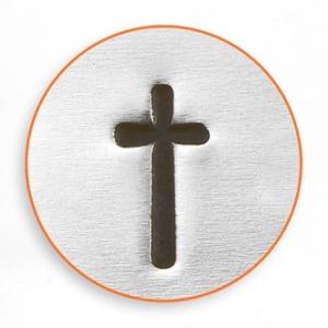 彫金刻印　Cross 6mm＊シンプルなクロス・十字架のデザイン 高品質最新モデル。革細工/レザーク...